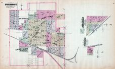 Fremont, Scribner, Nickerson, Nebraska State Atlas 1885